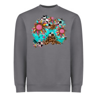 Storm race sunflower patches Heavyweight Sweatshirt - AdoDesignShop