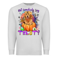 Dove Grey did somebody say treat Premium Sweatshirt - LillyAllenDesigns