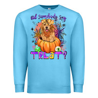 Ocean Blue did somebody say treat Premium Sweatshirt - LillyAllenDesigns