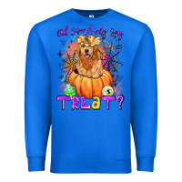 True Royal did somebody say treat Premium Sweatshirt - LillyAllenDesigns
