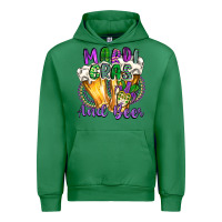 Emerald mardi gras and beer Urban Hoodie - CowGirlArtShop
