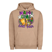 Pigment Burro mardi gras and beer Urban Hoodie - CowGirlArtShop