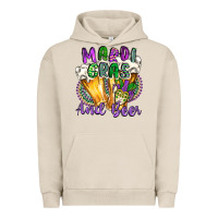 Pigment French Oak mardi gras and beer Urban Hoodie - CowGirlArtShop