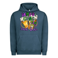 Pigment Midnight Navy mardi gras and beer Urban Hoodie - CowGirlArtShop