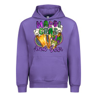 Tulip mardi gras and beer Urban Hoodie - CowGirlArtShop