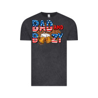 Vintage Black bad and boozy usa Vintage Tee - AdoDesignShop