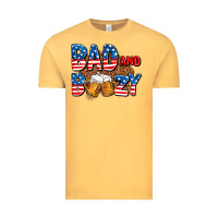 Vintage Mustard bad and boozy usa Vintage Tee - AdoDesignShop