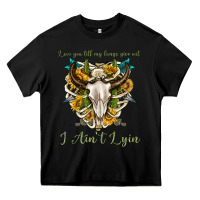 Black love you till my lungs give out i aint lying Heavy Core Tee - texasbilliewilder