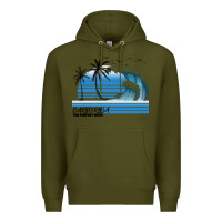 Army Green California The Perfect Wave Premium Hoodie - Bettercallsaul