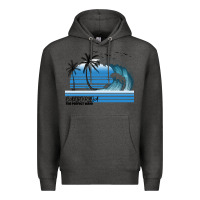 Charcoal Heather California The Perfect Wave Premium Hoodie - Bettercallsaul