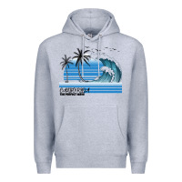 Heather Grey California The Perfect Wave Premium Hoodie - Bettercallsaul