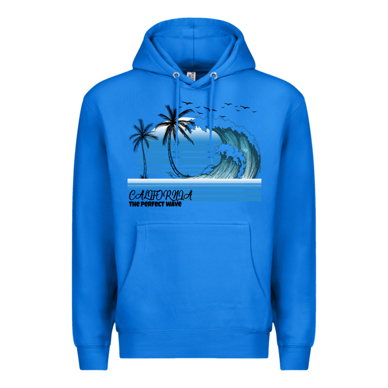 California The Perfect Wave Premium Hoodie by Bettercallsaul | Teevron