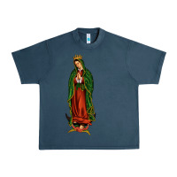 Midnight Navy our lady of guadalupe Urban Heavy Tee - JahusDesignShop