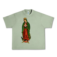 Oil Green our lady of guadalupe Urban Heavy Tee - JahusDesignShop