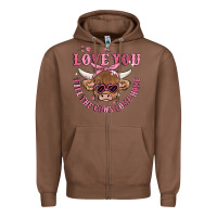 Chestnut love you till the cows come home Zipper Hoodie - MaliasSmallBusiness