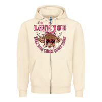 Sandshell love you till the cows come home Zipper Hoodie - MaliasSmallBusiness