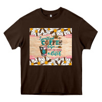 Chocolate Brown i pretend coffee helps but i'm still a bitch Heavy Core Tee - Artiststas