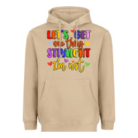 Mushroom celebrate pride with colorful text Heavyweight Hoodie - LillyAllenDesigns