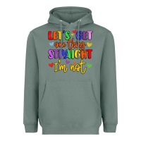Sage celebrate pride with colorful text Heavyweight Hoodie - LillyAllenDesigns