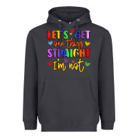 Smoke celebrate pride with colorful text Heavyweight Hoodie - LillyAllenDesigns