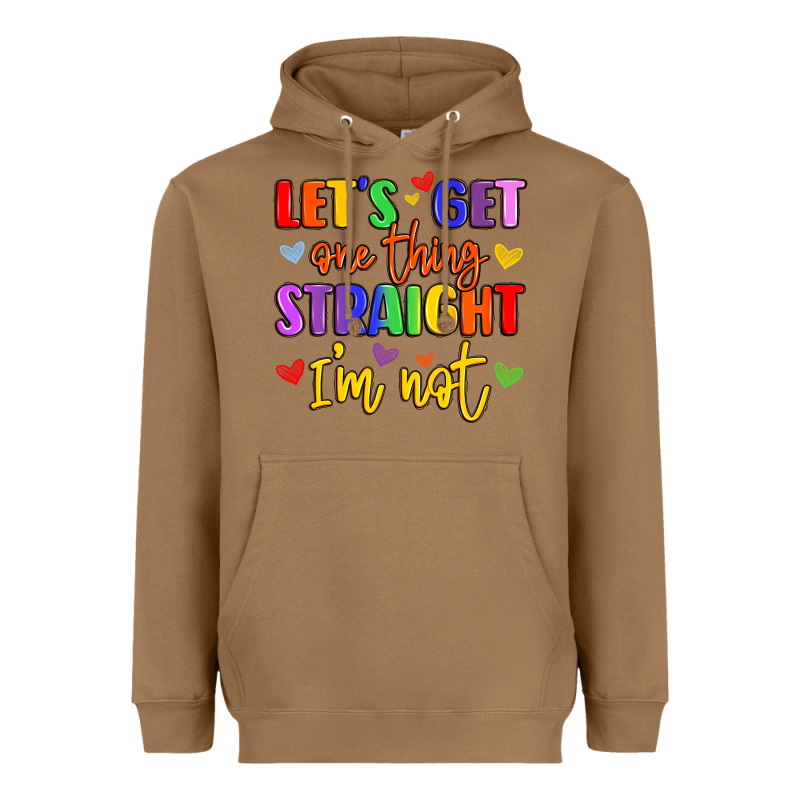 Celebrate Pride With Colorful Text Heavyweight Hoodie by LillyAllenDesigns | Teevron