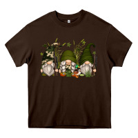 Chocolate Brown hunter gnomes Heavy Core Tee - Zillion Design Studio