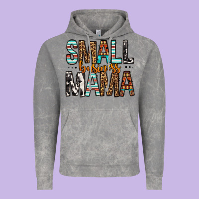 Small Business Mama Vintage Hoodie Designed By Fadigitalartstudio