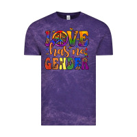 Cloud Purple love has no gender Vintage Tee - JahusDesignShop