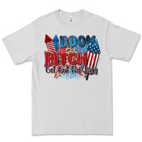 Dove Grey boom bitch get out the way Premium Tee - Zillion Design Studio