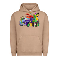 Pigment Burro mardi gras gnome on the truck Urban Hoodie - CowGirlArtShop