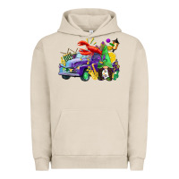 Pigment French Oak mardi gras gnome on the truck Urban Hoodie - CowGirlArtShop
