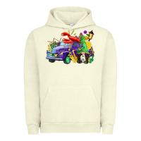 Pigment Pistachio mardi gras gnome on the truck Urban Hoodie - CowGirlArtShop