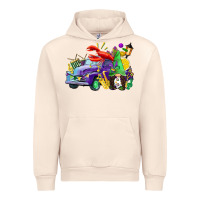 Sandshell mardi gras gnome on the truck Urban Hoodie - CowGirlArtShop