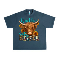 Midnight Navy don't be a salty heifer long haired cow Urban Heavy Tee - Jasminsmagicworld
