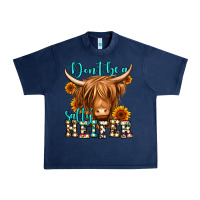 Navy don't be a salty heifer long haired cow Urban Heavy Tee - Jasminsmagicworld