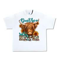 White don't be a salty heifer long haired cow Urban Heavy Tee - Jasminsmagicworld