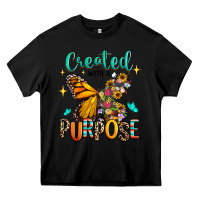 Black created with a purpose Heavy Core Tee - RanaPortraitStore