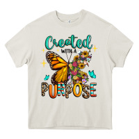 Cream created with a purpose Heavy Core Tee - RanaPortraitStore