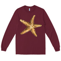 Burgundy Starfish Long Sleeve Tee - LillyAllenDesigns