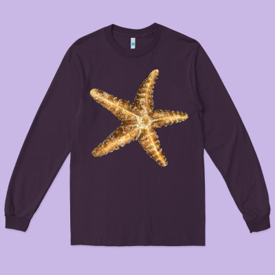 Starfish Long Sleeve Tee Designed By Lillyallendesigns