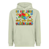 Matcha puzzle heart inclusivity message Heavyweight Hoodie - LillyAllenDesigns