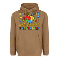 Toasted Coconut puzzle heart inclusivity message Heavyweight Hoodie - LillyAllenDesigns