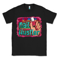 Black nail hustler serape leopard background Classic Tee - Artiststas