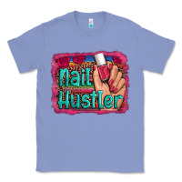 Colony Blue nail hustler serape leopard background Classic Tee - Artiststas