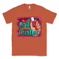 Copper nail hustler serape leopard background Classic Tee - Artiststas