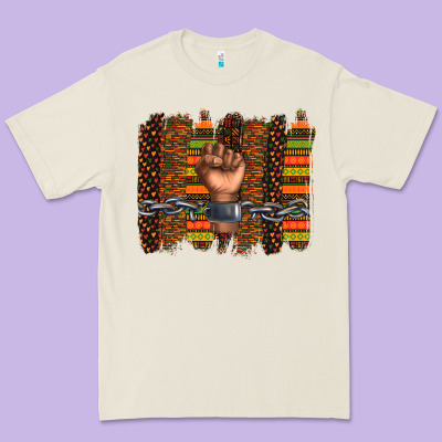 Premium Tee black history brushstroke