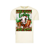 Vintage Arctic Christmas feeling jolly cow Vintage Tee - Artiststas