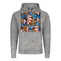 Cloud Rock 4th of july indian headdress seamless pattern Vintage Hoodie - HRA Design Shop