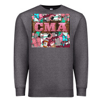 Charcoal Heather cma Premium Sweatshirt - LillyAllenDesigns
