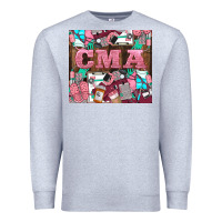 Heather Grey cma Premium Sweatshirt - LillyAllenDesigns